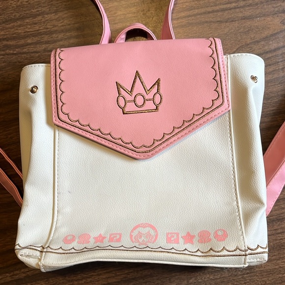 Super Mario x Danielle Nicole Princess Peach Backpack - Picture 2 of 7